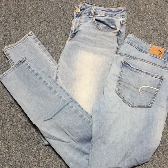 American Eagle Outfitters Denim - 2 PAIR • American Eagle• Light Wash Jeggings
